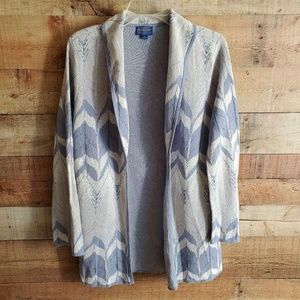 Pendleton open front cardigan